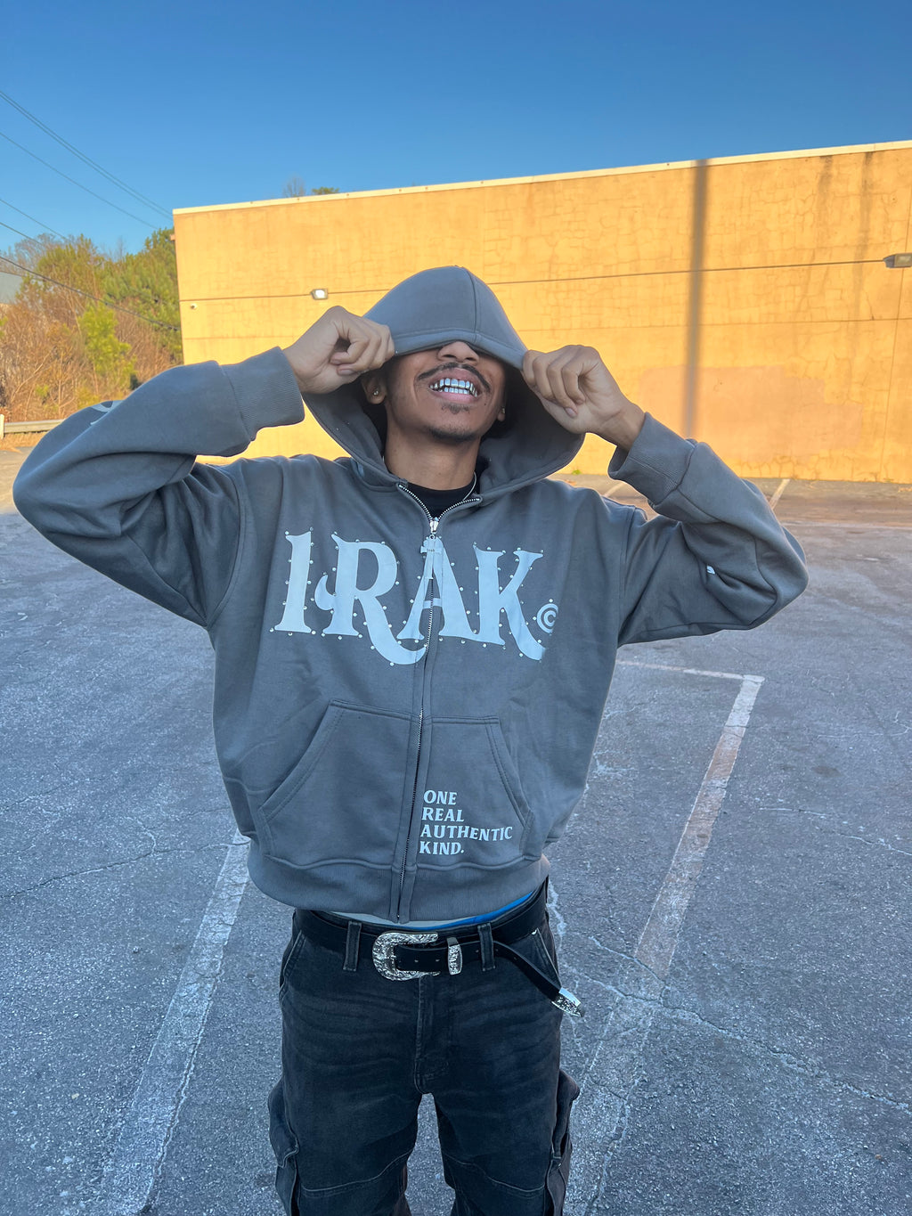 1RAK Oversized Authentic Zip Hoodie
