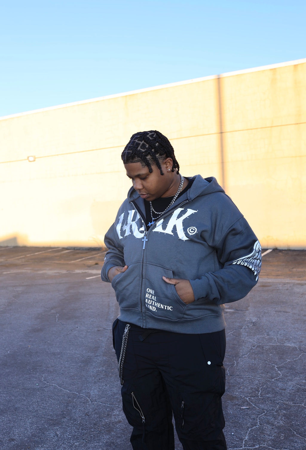 1RAK Oversized Authentic Zip Hoodie