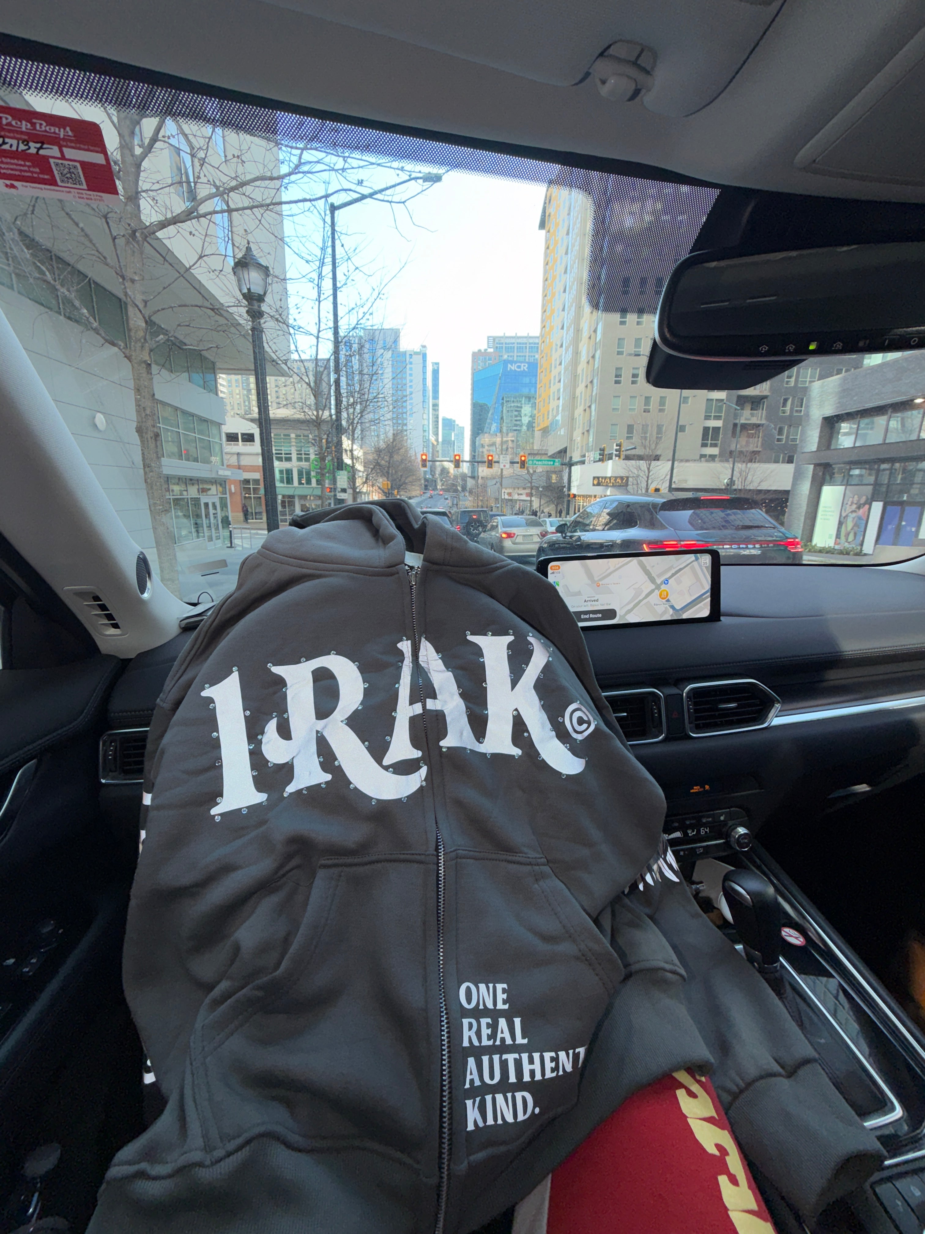 1RAK Oversized Authentic Zip Hoodie